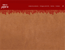 Tablet Screenshot of jepea.com.ar